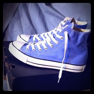 Chuck Taylor Baby Blue HiTops